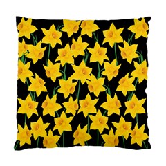 Yellow Daffodils Pattern Standard Cushion Case (one Side) by Valentinaart