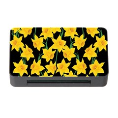 Yellow Daffodils Pattern Memory Card Reader With Cf by Valentinaart