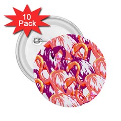 Flamingos 2 25  Buttons (10 Pack)  by StarvingArtisan