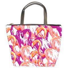 Flamingos Bucket Bag by StarvingArtisan