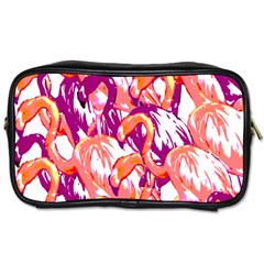 Flamingos Toiletries Bag (two Sides) by StarvingArtisan