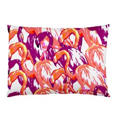 Flamingos Pillow Case (two Sides) by StarvingArtisan