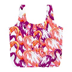 Flamingos Full Print Recycle Bag (l) by StarvingArtisan