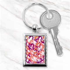 Flamingos Key Chains (rectangle)  by StarvingArtisan