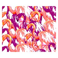 Flamingos Double Sided Flano Blanket (small)  by StarvingArtisan