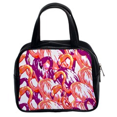 Flamingos Classic Handbag (two Sides) by StarvingArtisan