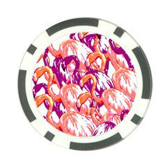 Flamingos Poker Chip Card Guard (10 Pack) by StarvingArtisan