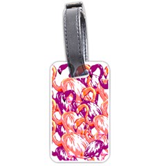 Flamingos Luggage Tags (one Side)  by StarvingArtisan