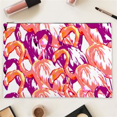 Flamingos Cosmetic Bag (xxl) by StarvingArtisan