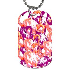 Flamingos Dog Tag (two Sides) by StarvingArtisan