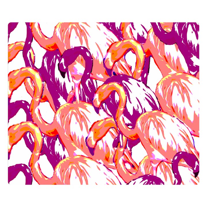 Flamingos Double Sided Flano Blanket (Small) 