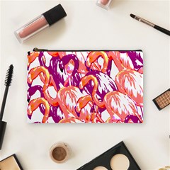 Flamingos Cosmetic Bag (medium) by StarvingArtisan