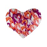 Flamingos Standard 16  Premium Heart Shape Cushions Back