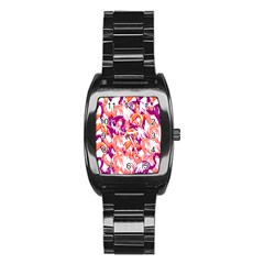 Flamingos Stainless Steel Barrel Watch