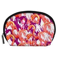 Flamingos Accessory Pouch (large) by StarvingArtisan