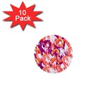 Flamingos 1  Mini Buttons (10 pack)  Front