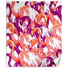 Flamingos Canvas 8  X 10  by StarvingArtisan