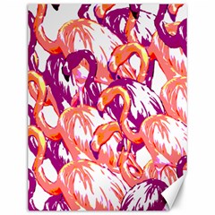 Flamingos Canvas 12  X 16  by StarvingArtisan