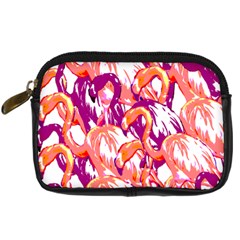 Flamingos Digital Camera Leather Case by StarvingArtisan