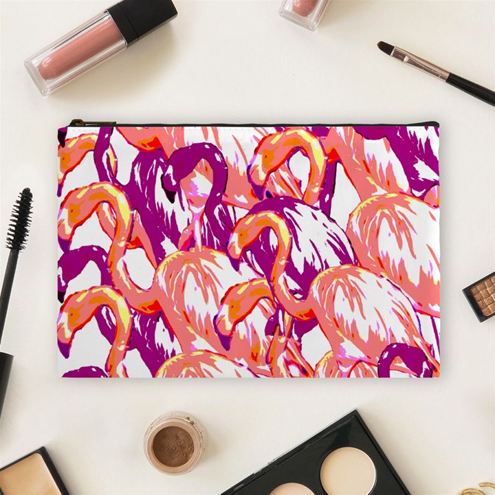 Flamingos Cosmetic Bag (Large)