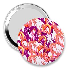 Flamingos 3  Handbag Mirrors by StarvingArtisan