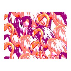 Flamingos Double Sided Flano Blanket (mini)  by StarvingArtisan