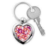 Flamingos Key Chains (Heart)  Front