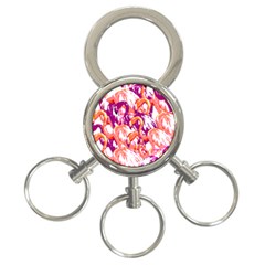 Flamingos 3-ring Key Chains by StarvingArtisan