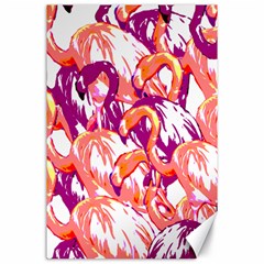 Flamingos Canvas 24  X 36  by StarvingArtisan