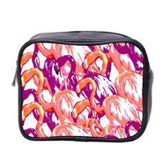 Flamingos Mini Toiletries Bag (two Sides) by StarvingArtisan