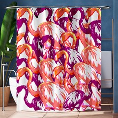 Flamingos Shower Curtain 60  X 72  (medium)  by StarvingArtisan