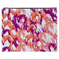 Flamingos Cosmetic Bag (xxxl) by StarvingArtisan