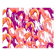 Flamingos Double Sided Flano Blanket (large)  by StarvingArtisan