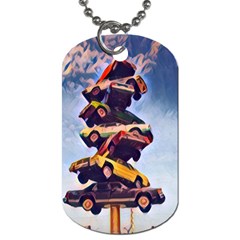 Pretty Colors Cars Dog Tag (one Side) by StarvingArtisan