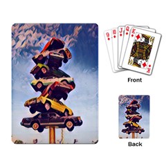 Pretty Colors Cars Playing Cards Single Design