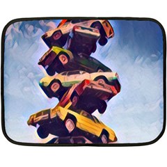 Pretty Colors Cars Double Sided Fleece Blanket (mini)  by StarvingArtisan