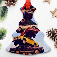 Pretty Colors Cars Ornament (christmas Tree)  by StarvingArtisan