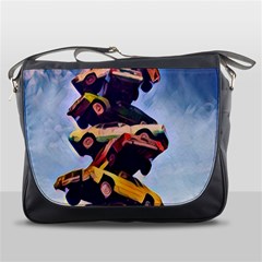 Pretty Colors Cars Messenger Bag by StarvingArtisan