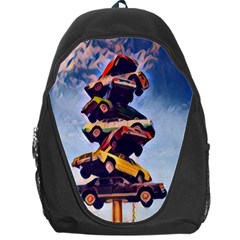 Pretty Colors Cars Backpack Bag by StarvingArtisan