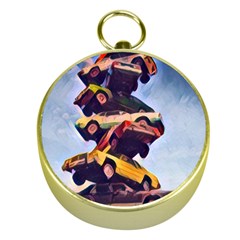 Pretty Colors Cars Gold Compasses by StarvingArtisan