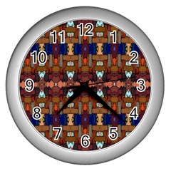 Ml 171 Wall Clock (silver) by ArtworkByPatrick