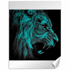 Angry Male Lion Predator Carnivore Canvas 18  X 24  by Sudhe