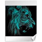 Angry Male Lion Predator Carnivore Canvas 18  x 24  17.8 x23.08  Canvas - 1