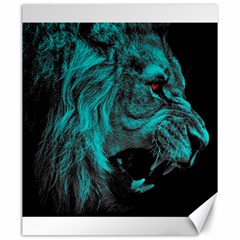 Angry Male Lion Predator Carnivore Canvas 20  X 24  by Sudhe