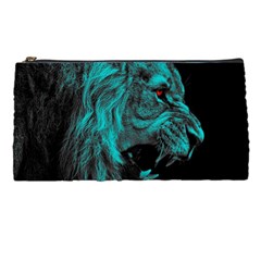 Angry Male Lion Predator Carnivore Pencil Cases by Sudhe