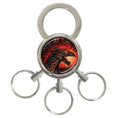 Dragon 3-ring Key Chains by Sudhe