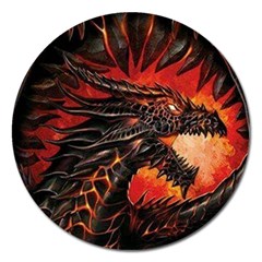 Dragon Magnet 5  (round) by Sudhe