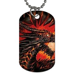 Dragon Dog Tag (one Side) by Sudhe