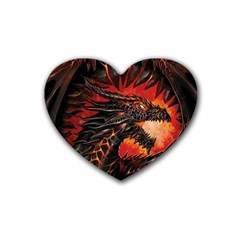 Dragon Heart Coaster (4 Pack)  by Sudhe