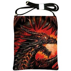 Dragon Shoulder Sling Bag by Sudhe